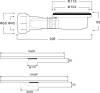 Поддон для душа Vincea VST-4SR9014A 140x90 антрацит, с сифоном фото 8