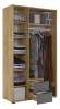 Шкаф платяной Mebelson Адам MSA-04.2564 дуб крафт золотой/графит фото 2