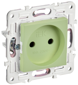 Розетка 1-местная IEK Skandy SK-R10-10-K06 мятный