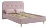 Кровать полутораспальная Mebelson Лео KM1.2-19.2348 нежно-розовый/графит фото 2