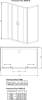 Душевой уголок Radaway Premium Plus DWD+S 140x80 прозрачное стекло фото 7