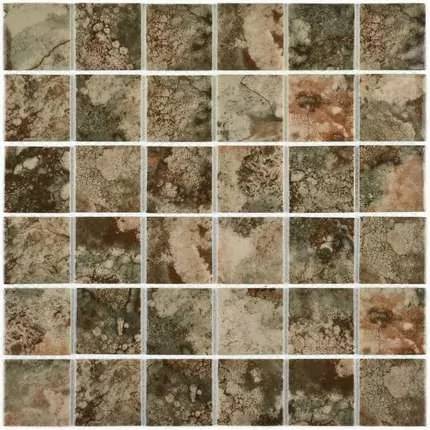 Мозаика Bonaparte Стеклянная Мозаика Amuletto Leaf 4.8x4.8x4.5 30x30