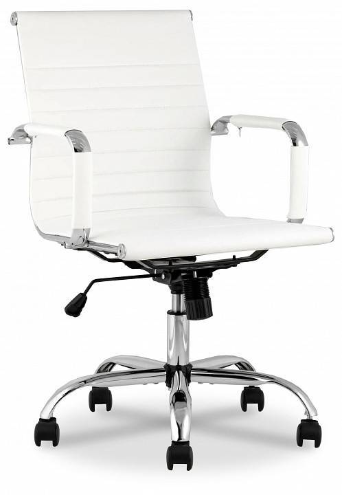 Кресло компьютерное Stool Group TopChairs City S D-101 white белое