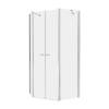 Душевое ограждение NEW TRENDY NEW SOLEO  100x80x195 K-0611 (хром)