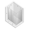 Душевое ограждение NEW TRENDY NEW SOLEO 100x80x195 K-0698 (хром) фото 3