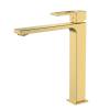 Смеситель для раковины DQ Dortmund DA1712007 высокий, золото матовое