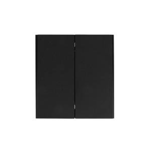 Выключатель 2-клавишный Kranz Strong KR-78-0706-5 антрацит