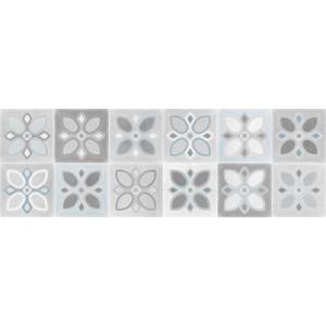 Керамическая плитка Meissen Lissabon LBU451 Многоцветный Пэчворк 25x75