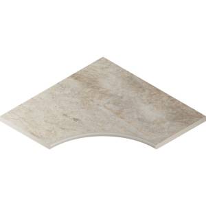 Бортик Italon Манетик X2 620090000197 Уайт Угловой Закругленный 30 60x60