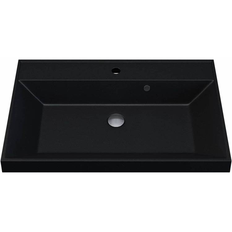 Раковина Uperwood Classic Quartz 291030022 черная матовая, космос, 80x45