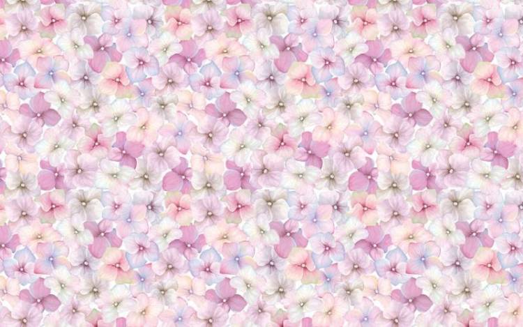 3D Фотообои Artegrafico «Петунии в пастельных тонах» PRV-010 акварель