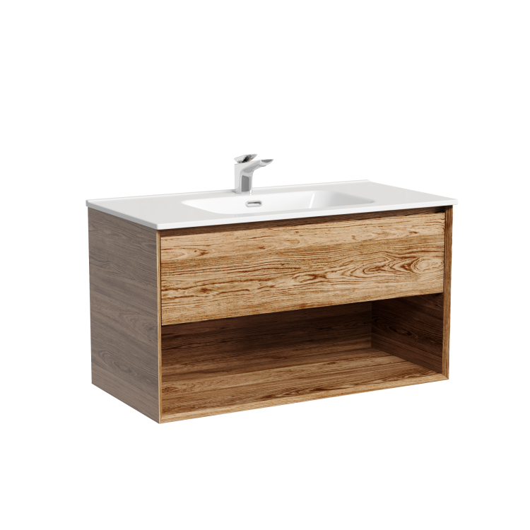 Тумба под раковину Sancos Marmi 1.0 MR1.090ECH Дуб чарльстон, 89x44.5x52