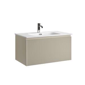 Тумба с раковиной Sancos Snob R 1.0 Beige Soft, 80x42.6