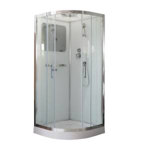 Душевая кабина Cerutti Spa VIVA101 с низким поддоном, профиль хромированный