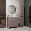 Шкаф-пенал Style Line Матис ЛС-00002391 напольный, тауп темный, 110x36 фото 5