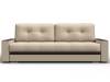 Диван прямой с декором Лига Диванов Лига-096 133428 Бежевый;Коричневый фото 2
