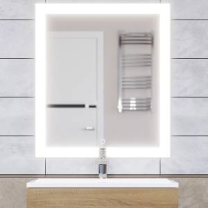 Зеркало Uperwood Barsa 2920205442 с подсветкой, сенсорный выключатель, антизапотевание, 70x80 см
