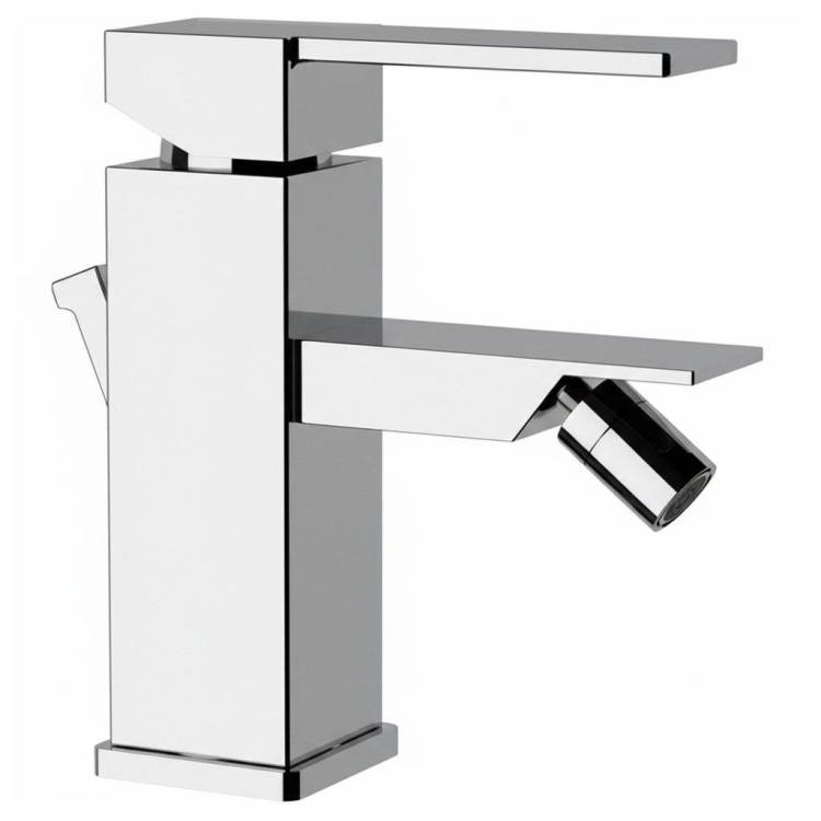 Смеситель для биде Remer Qubika Q20 с донным клапаном