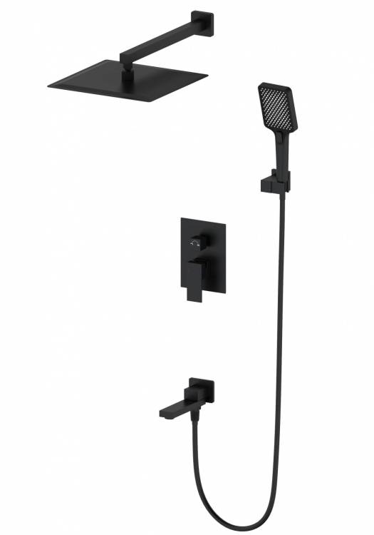 Душевой комплект Wonzon & Woghand WW-88939016-MB черный
