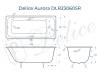 Чугунная ванна Delice Aurora DLR230605R 170x70, с отверстиями под ручки, без ножек фото 9