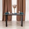Стол Tetchair Costa 20624 гранит тёмный/чёрный 80x75x120 фото 8