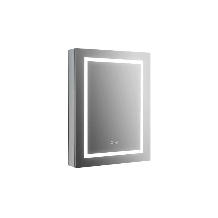 Зеркало-шкаф Aquatek AQ7604-MLC с подсветкой, хром, 60x80x13.3
