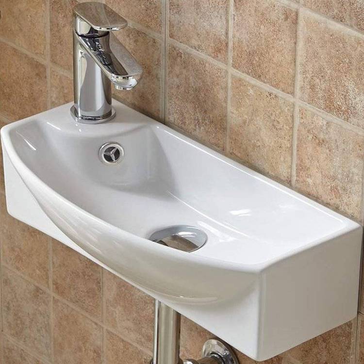 Раковина Weltwasser WW Aisbach 10000008694 7946 GL-WT левая, 45 см