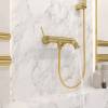 Смеситель для ванны Elghansa Radiant 2347181-MattGold с душевым комплектом, матовое золото фото 7