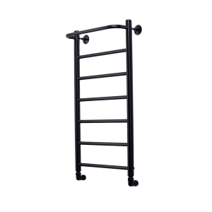 Полотенцесушитель водяной Comfysan Capri 012786 W-8 80/40 с полкой, черный матовый