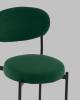 Стул полубарный Stool Group Бриф DD AV 477-C69-9005 (PP) зеленый, велюр фото 7