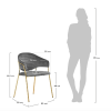 Стул Bradex Home Avatar FR 0158, зеленый фото 5