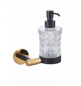 Дозатор мыла Wonzon & Woghand Majestic WW-9224 черный, золото