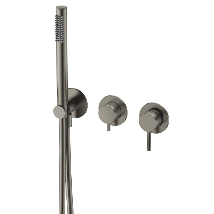 Смеситель для ванны AQUAme Siena AQM8805GM с внутренней частью, металл