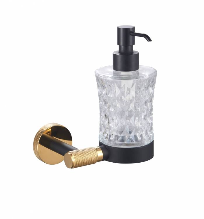 Дозатор мыла Wonzon & Woghand Majestic WW-9224 черный, золото