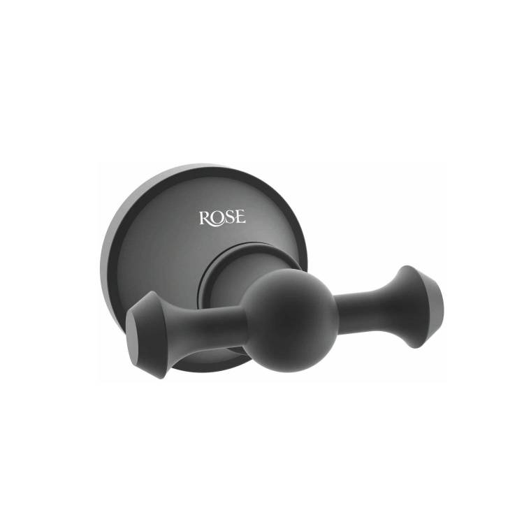 Крючок Rose RG1921H двойной, черный