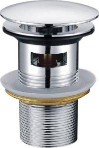 Донный клапан Creavit SF031 с переливом, хром