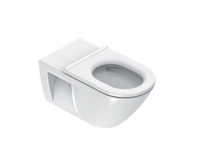 Унитаз подвесной GSI Community 761511 безободковый, сиденье микролифт, белый