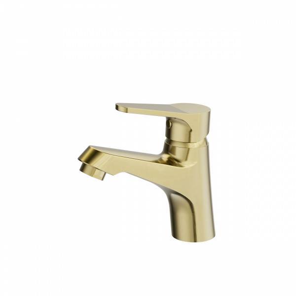 Смеситель для раковины Wonzon & Woghand WW-A40212-BG брашированное золото