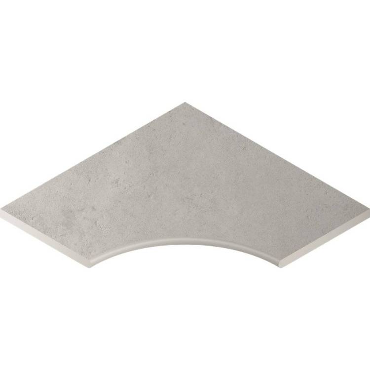 Бордюр Italon Миллениум X2 620090000734 Бортик Сильвер Угловой Закругленный 60x60