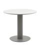 Стол Stool Group Терралино SO 298-86410 керамика белый матовый, основание металл латте 90x90x77