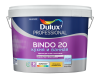 DULUX BINDO 20 краcка интерьерная, суперизносостойкая, влагостойкая, п/мат, белая, Баз BW (1л)