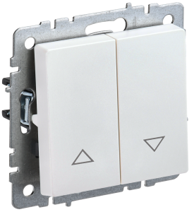 Выключатель жалюзи IEK Brite BR-V15-0-10-K36 жемчуг