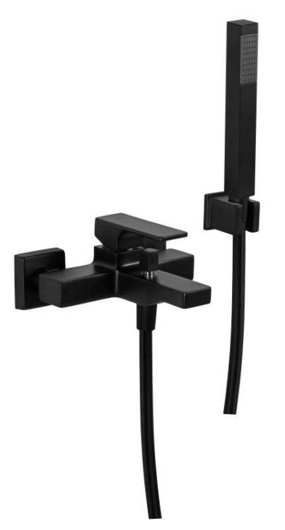 Смеситель для ванны Remer Absolute AU02NO черный матовый