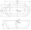 Акриловая ванна BelBagno BB13-1800 180x86 фото 3