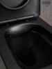 Унитаз напольный Gid Cuadrado Tn2184Bm 62252Y черный матовый фото 5