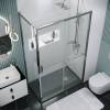 Душевая перегородка Grossman Style 200.K33.05.100.10.00 профиль хром, стекло прозрачное, 100x195 фото 4