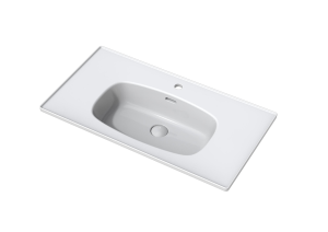 Раковина Arrow AP31008G белая глянцевая, 90x48