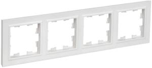 Рамка 4-постовая IEK Brite BR-M42-K91 арктический белый