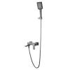 Смеситель для ванны Wonzon & Woghand WW-88037068-BGM с душевым гарнитуром, темный графит
