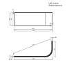 Экран AM.PM X-Joy W94A-170L70W-P фронтальный, белый, 170x70см фото 3